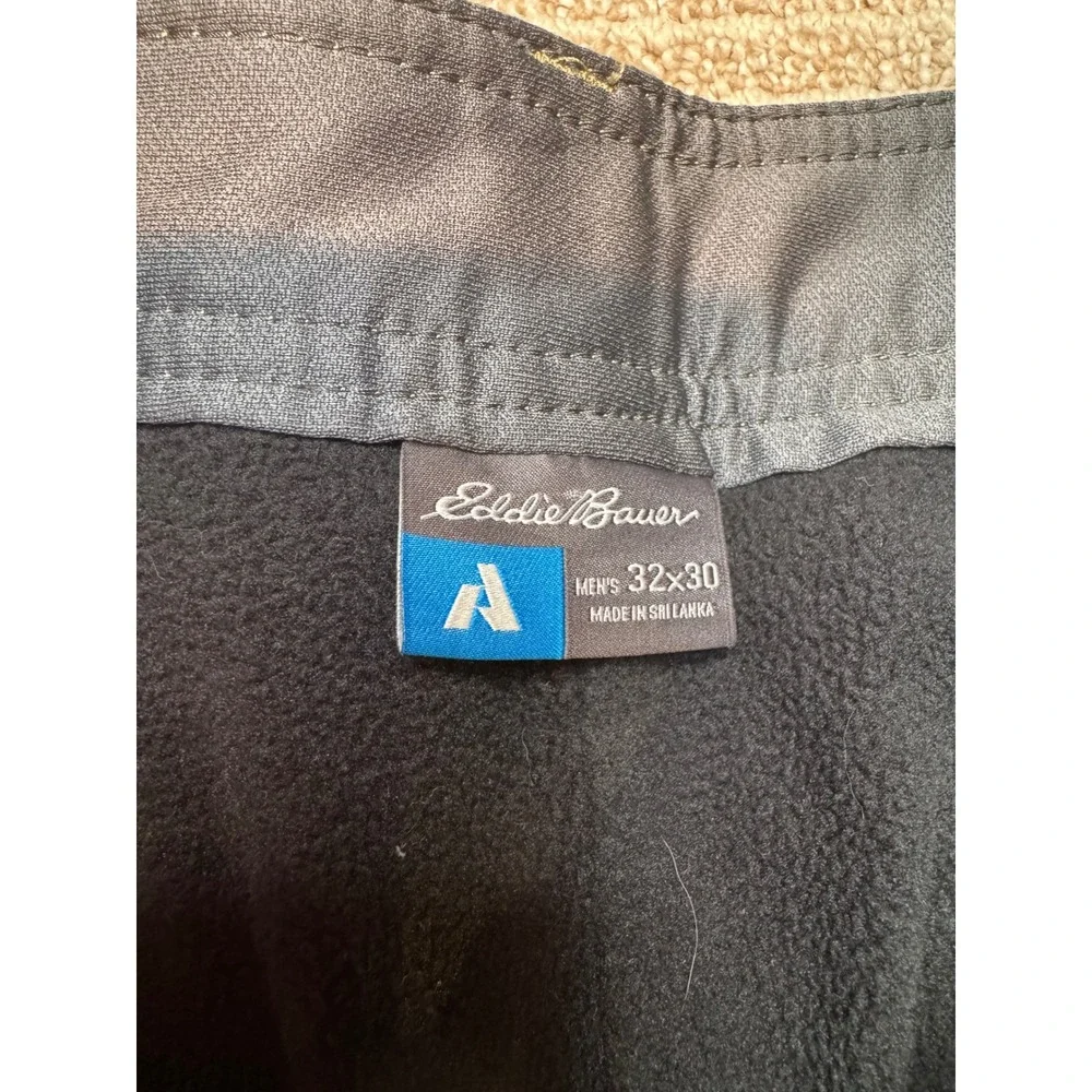 Eddie Bauer First Ascent Guide Pro Fleece‎ Lined Pants Mens 32x30 Tan Hiking